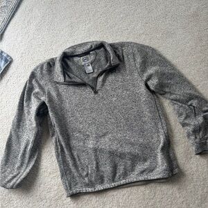 Cinch Men's Heather Gray Zip-Up Sweater